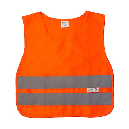 Child Reflective Safety Vest,Medium,Orange(10-Pack)